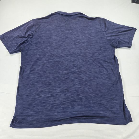 Peter Millar Featherweight UPF 50+ Scottsdale National Blue Polo Men's Size XXL - Picture 7 of 8